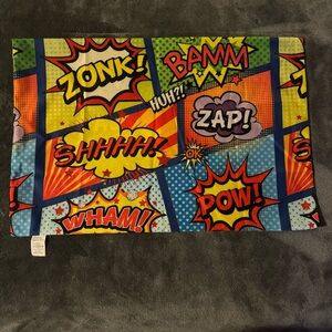 comic book action pillow case